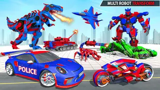 Dino Robot Games Car Transform - Screenshot 1