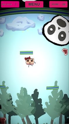 Cube Girl: collect hearts and - Screenshot 4