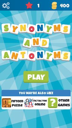 Synonyms and Antonyms - Screenshot 1