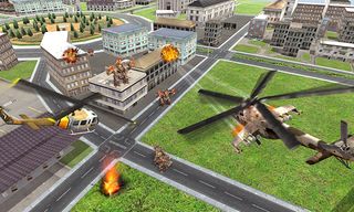 Gunship Helicopter Robot Game - Screenshot 2