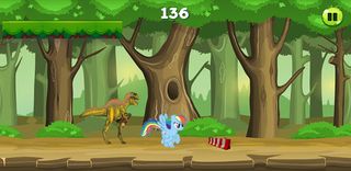 My Pony VS the Dinosaur : jung - Screenshot 1