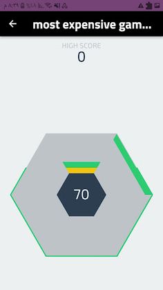 most expensive game HEXTRIS - Screenshot 1