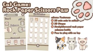 Cat Game: Rock Paper Scissors  - Screenshot 1