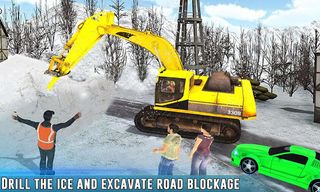 Grand Snow Excavator Sim truck - Screenshot 3