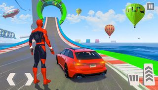 GT Car Superhero Car Stunts - Screenshot 1