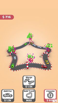 Racetrack Clicker - Screenshot 1
