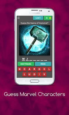 Guess The Marvel Characters - Screenshot 1