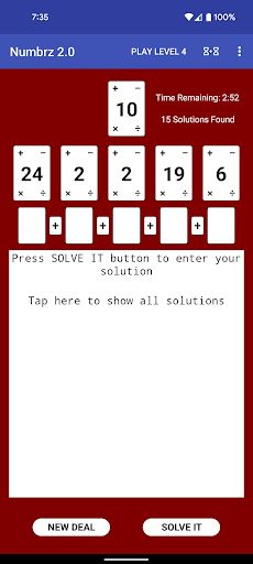 Numbrz 2.0 - Screenshot 3
