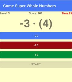 Brain Game Super Whole Numbers - Screenshot 2