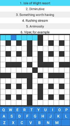 Easy Crossword Offline - Screenshot 1