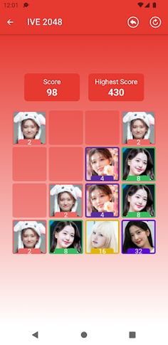 IVE 2048 Game - Screenshot 4