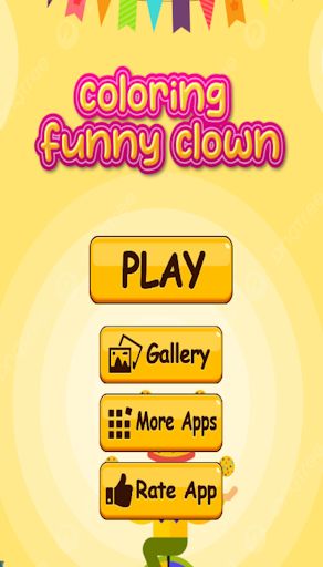 coloring funny clown - Screenshot 2