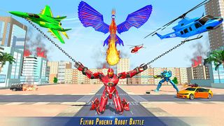 Flying Phoenix Robot Bike Game - Screenshot 1
