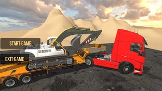 Realistic Excavator And Truck - Screenshot 1