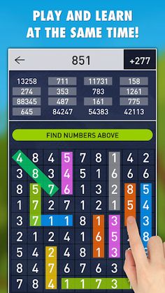 Hidden Numbers Math Game - Screenshot 2
