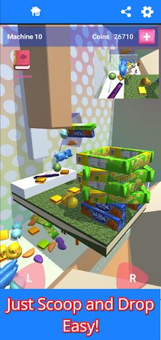 Claw Machine - Scoop & Drop - Screenshot 3