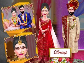 Indian Wedding Makeup Dressup - Screenshot 1