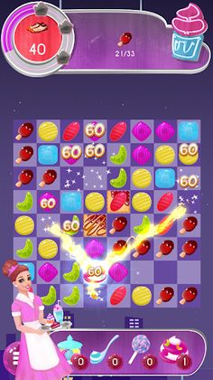 Tasty Candy Cafe: Match 3 Game - Screenshot 3