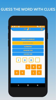 Word Clues Game - Guess 4-5-6 - Screenshot 1