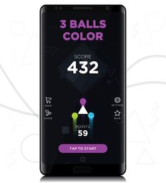3 Colors - Falling Colored Num - Screenshot 1