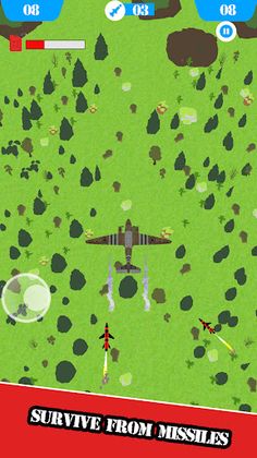 Go Plane 3D Missiles Escape - Screenshot 4