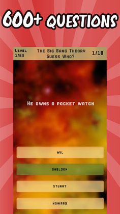 The Big Bang Theory Quiz - Screenshot 1