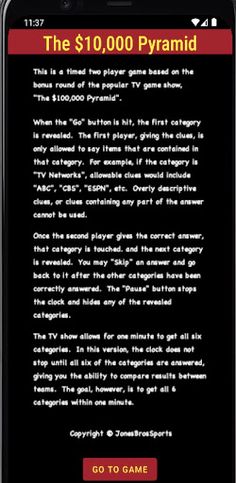 10,000 Dollar Pyramid - Screenshot 2