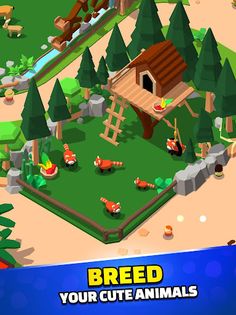 Idle Zoo Tycoon 3D - Animal Pa - Screenshot 3