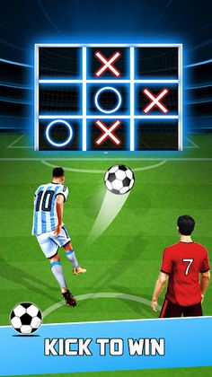 Tic Tac Toe- XOXO Football 3D - Screenshot 1