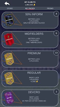 DEVCRO 23 - Draft, Packs! - Screenshot 2