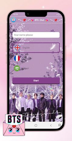 BTS Messenger : Chat Simulator - Screenshot 1
