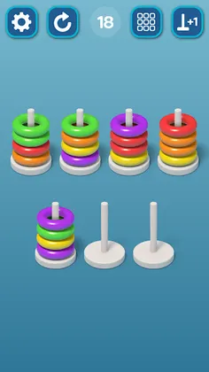 Hoop Stack: Sort Puzzle - Screenshot 4