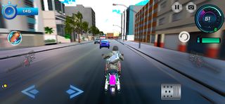 Cyber Rider: Motorcycle Race - Screenshot 1
