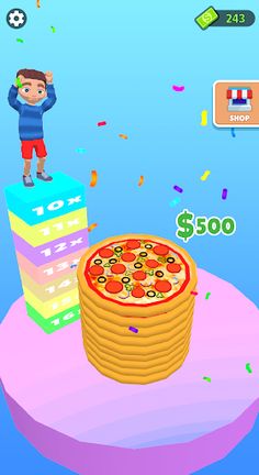 Pizza Runner: Pizza Stack Game - Screenshot 4