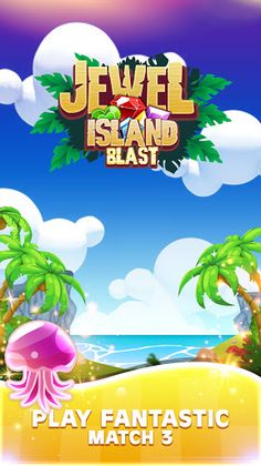 Jewel Island Blast - Match 3 - Screenshot 1