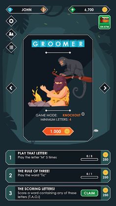 Connect Words: Stone Age - Screenshot 2