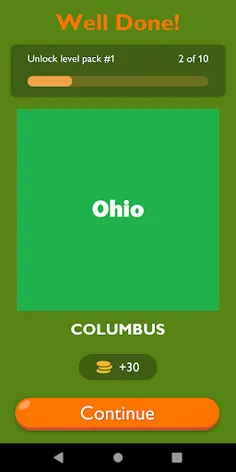 Guess US State Capitals Game - Screenshot 4