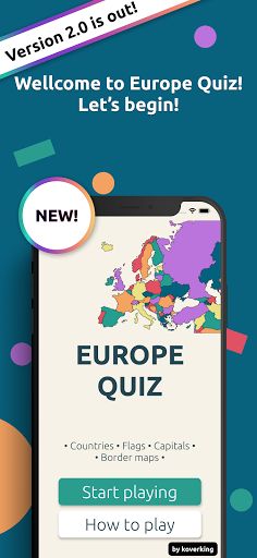 Europe Countries Quiz: Flags & - Screenshot 1