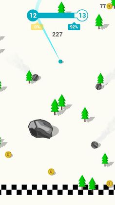 Chilly Slopes! Classic Arcade - Screenshot 4