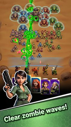 AFK Zombie Waves - Screenshot 1