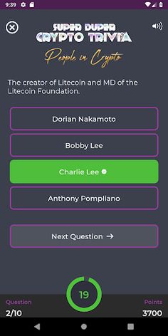 SUPER DUPER CRYPTO TRIVIA - Screenshot 2