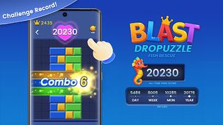 Blast Dropuzzle:Fish Rescue - Screenshot 1