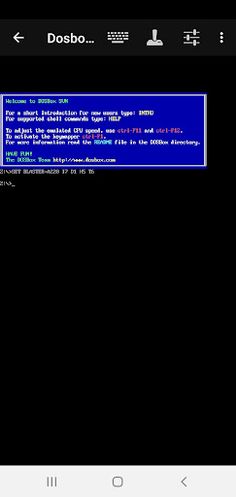 Dosbox4droid - Screenshot 1
