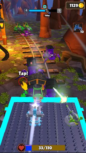 Spider Train Shoot Challenge - Screenshot 1