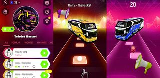 Telolet Basuri Tiles Hop Game - Screenshot 1