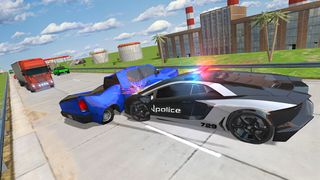 Police Car Traffic - Screenshot 1