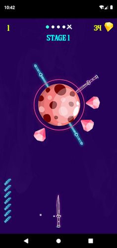 Toxic Knife : smash the moons - Screenshot 3