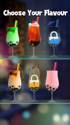 Bubble Tea & Cocktail DIY Game - Screenshot 3