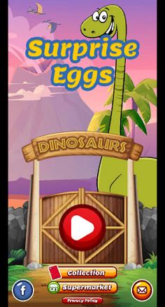 Surprise Eggs Dinosaurs - Screenshot 1