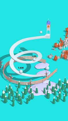 Snow Roll Defense - Screenshot 1